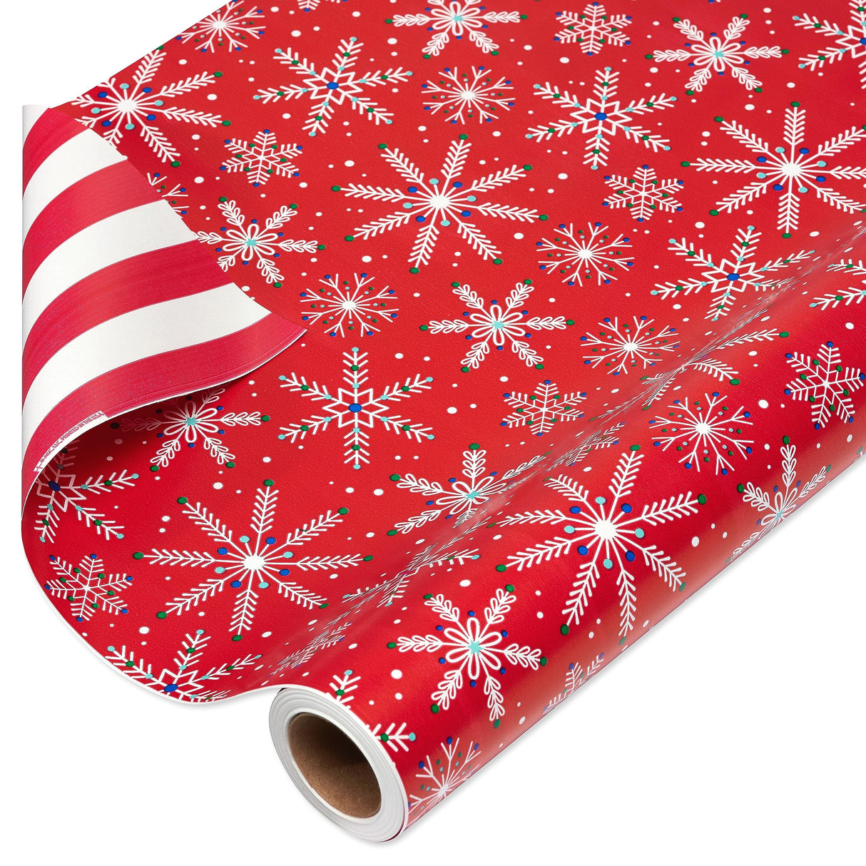 American Greetings 120 sq. ft. Pink Christmas Wrapping Paper Set, Red and Pink (4 Rolls 30 in. x 12 ft., 7 Bows, 30 Gift Tags)