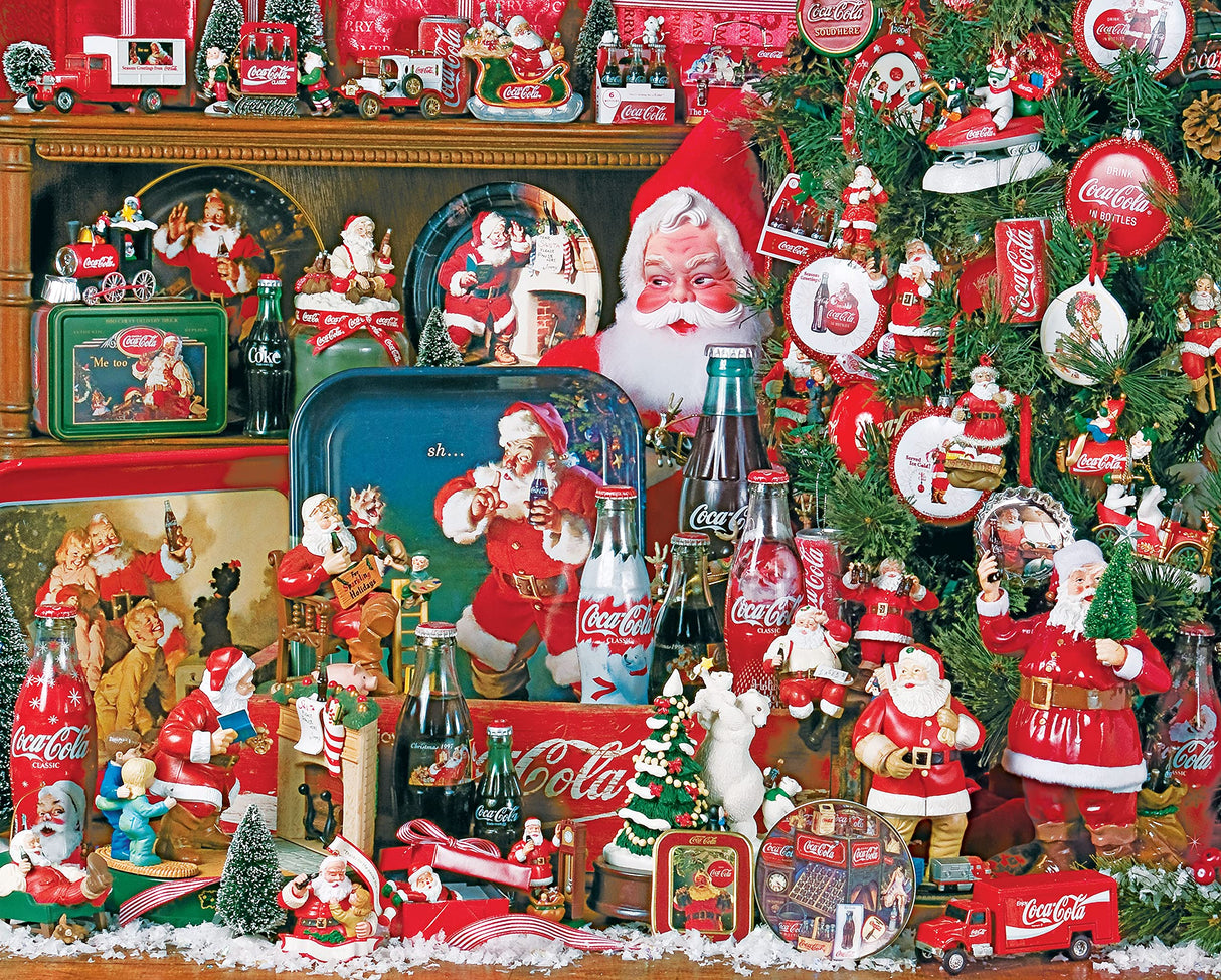 Springbok's 1500 Piece Jigsaw Puzzle A Coca-Cola Christmas - Made in USA