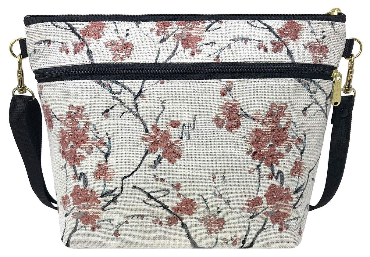 Danny K. Women's Tapestry Bag Shoulder Handbag, Large Zipper Purse Handmade in the USA