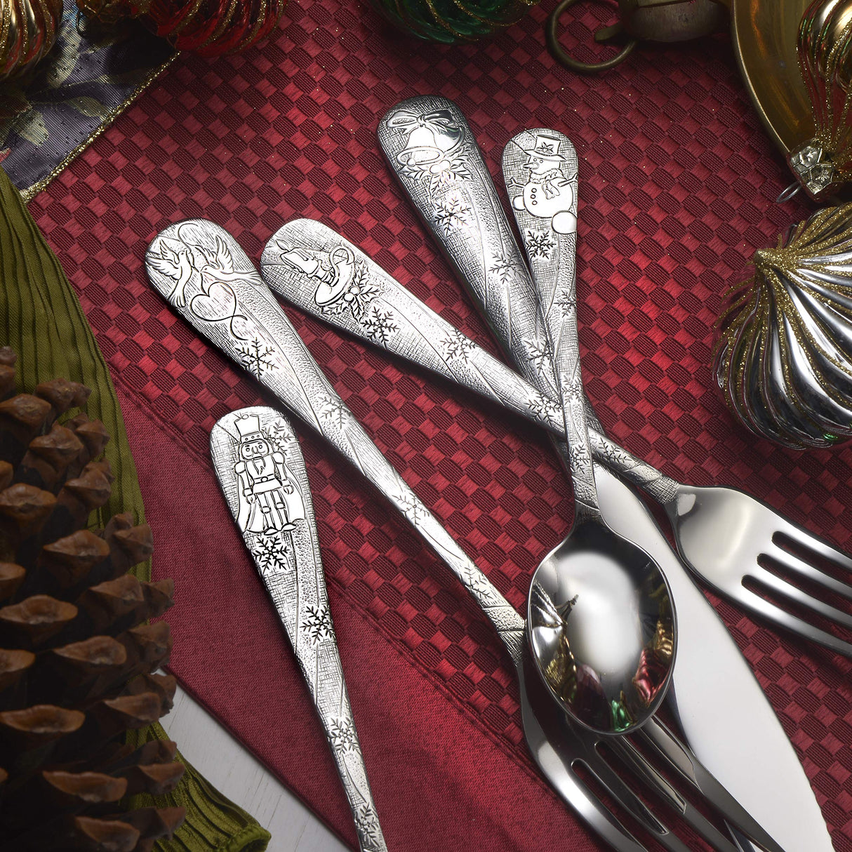 Liberty Tabletop Holidays 20pc Flatware Set Service For 4 MADE IN USA