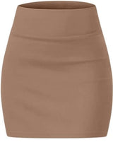 Sweet Hearts Mini Pencil Skirt for Women- Above Knee Basic Basic Bodycon Skirt Made in USA