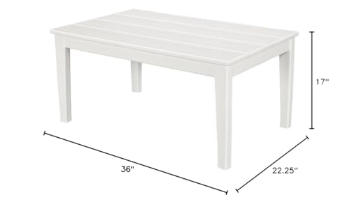 POLYWOOD Newport Coffee Table - Thumbnail 4