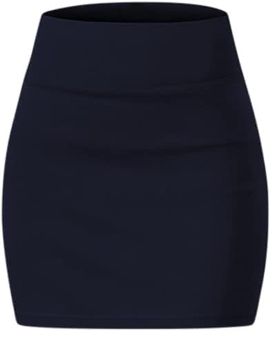 Sweet Hearts Mini Pencil Skirt for Women- Above Knee Basic Basic Bodycon Skirt Made in USA
