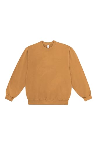 Long Sleeve Garment Dye French Terry Pullover