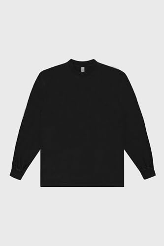 6.5oz Long Sleeve Garment Dye Crew Neck T-Shirt