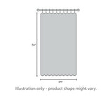 Bean Products Hemp White Shower Curtain [70" x 74"] | All Natural Materials - Made in USA | Works with Tub, Bath and Stall Showers