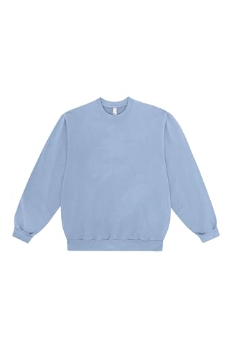 Long Sleeve Garment Dye French Terry Pullover