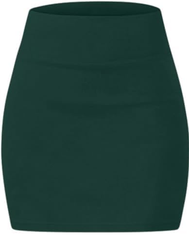 Sweet Hearts Mini Pencil Skirt for Women- Above Knee Basic Basic Bodycon Skirt Made in USA