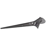 Klein Tools 3227 Extra Wide Adjustable Wrench, Made in USA, Construction Spud Wrench for Up to 1-7/16-Inch Nuts and Bolts, 10-Inch, with Tether Hole