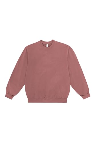 Long Sleeve Garment Dye French Terry Pullover