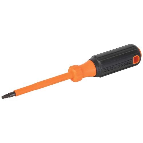 Klein Tools 85073INS Insulated Screwdriver Set features 1000V Phillips, Slotted and Square Tips, Cushion Grip Handles, 3-Piece