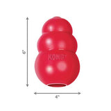 KONG Classic Stuffable Dog Toy - Fetch & Chew Toy for Dogs - Treat-Filling Capabilities & Erratic Bounce for Extended Play Time - Durable Natural Rubber Material - for Medium Dogs