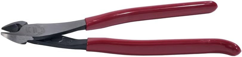 Klein Tools 94508 Pliers Set, Made in USA, Ironworker's Diagonal Cutting Pliers and Heavy Duty Side Cutters, Tie Wire Cutter for Rebar Work, 2-Piece Kit