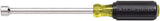 Klein Tools 646-7/16 7/16-Inch Nut Driver with 6-Inch Hollow Shaft and Cushion Grip Handle, Made in USA