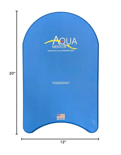 Adult Competition Swim Kickboard - Made in The USA - Adult Kickboard for Pool Exercise, Swim Drills, Practice, Aquatherapy, Great for Swimmers at All Levels from Elite to Beginner