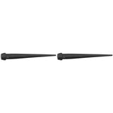 Klein Tools 3255 Bull Pin, Made in USA, Broad Head Bull Pin Resists Corrosion and Mushrooming, Heat Treated Steel with Black Finish, 1-1/4-Inch
