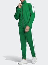 Hat and Beyond Mens Made in USA Premium Track Jacket & Pants Striped Sweatsuit Athletic Casual Essentials Gym