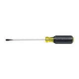Klein Tools 605-6 1/4-Inch Cabinet Tip Screwdriver, Heavy Duty, 6-Inch, Made in USA