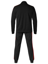 Hat and Beyond Mens Made in USA Premium Track Jacket & Pants Striped Sweatsuit Athletic Casual Essentials Gym