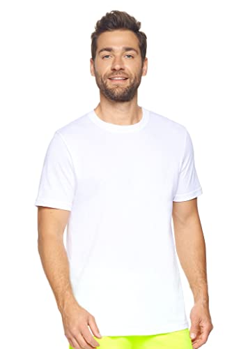 Expert Brand USA-Made Men's MoCA Cotton Blend Crewneck T-Shirt