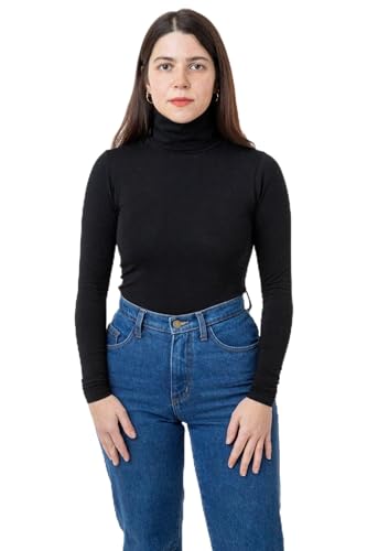 Cotton Spandex Turtleneck - Turtleneck Tops for Women, Stylish