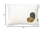 Multi Grain Japanese Pillow - 14" x 20" - Organic Cotton Zippered Shell with 1 Side Organic Millet and 1 side Organic Buckwheat - Bed Body Floor Cushion Insert Couch Throw Bolster - Made in USA