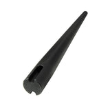 Klein Tools 3256TT Broad-Head Bull Pin, Made in USA, Forged, Heat-Treaded Steel With Black Finish and Tether Hole, 1-1/16-Inch