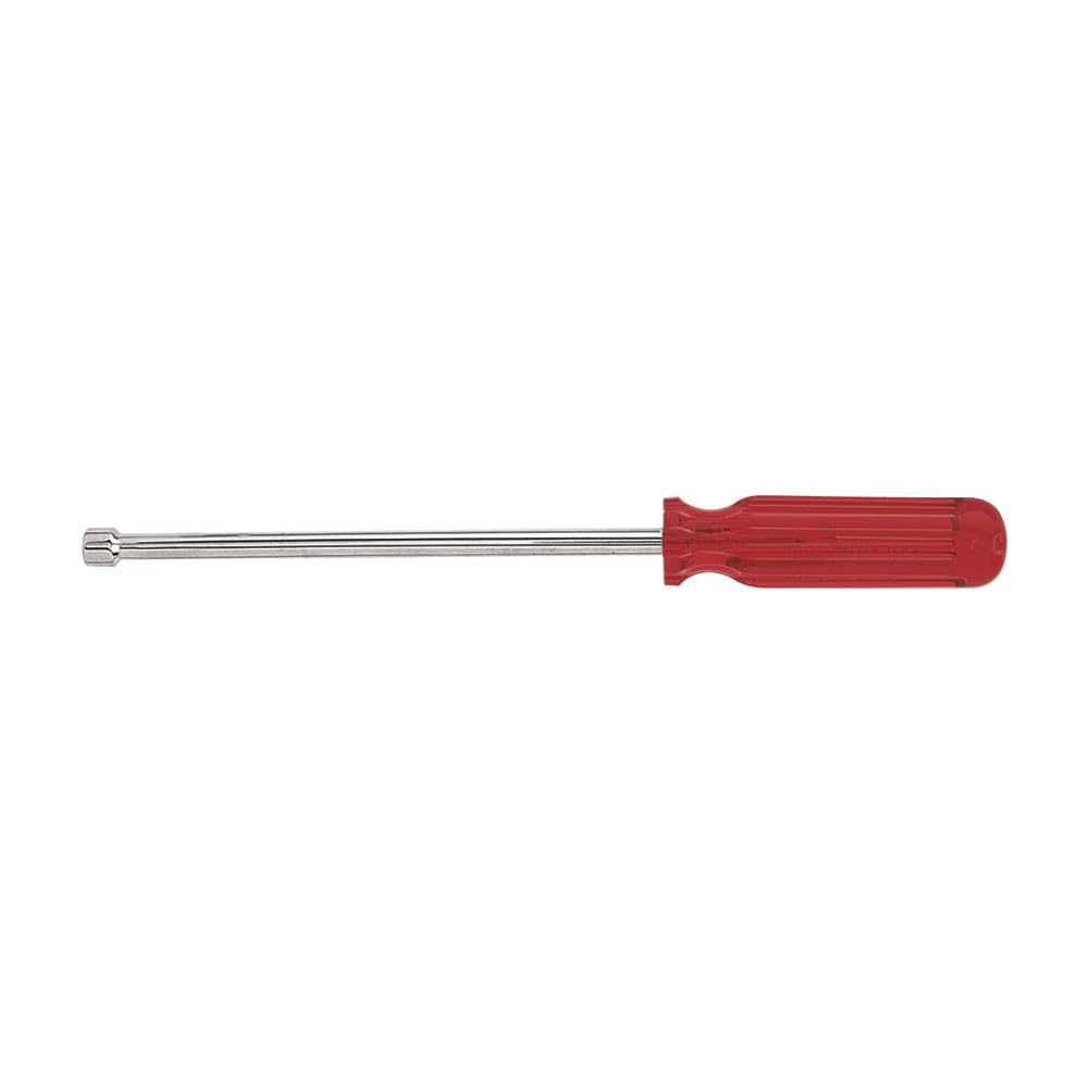 Klein Tools S86 1/4-Inch Nut Driver with 6-Inch Hollow Shaft and Comfordome Handle, Made in USA