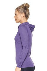 Expert Brand USA-Made Women's Performance Heather Hoodie Sweatshirt