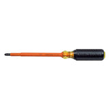 Klein Tools 602-4-INS 1/4-Inch Cabinet Tip Insulated Screwdriver, 4-Inch, Made in USA
