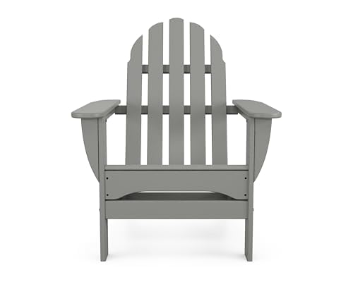 POLYWOOD AD4030PB Classic Outdoor Adirondack Chair, Pacific Blue