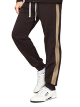 Hat and Beyond Mens Premium USA Made Striped Track Suit Athletic Casual Running Workout Sweat Suit Combo Track Jacket & Pant