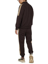 Hat and Beyond Mens Made in USA Premium Track Jacket & Pants Striped Sweatsuit Athletic Casual Essentials Gym