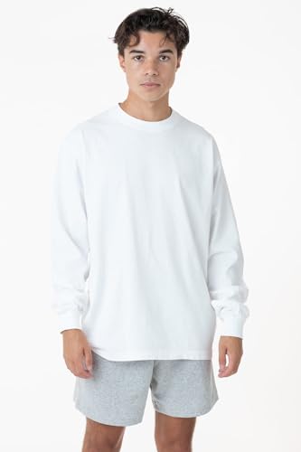 6.5oz Long Sleeve Garment Dye Crew Neck T-Shirt