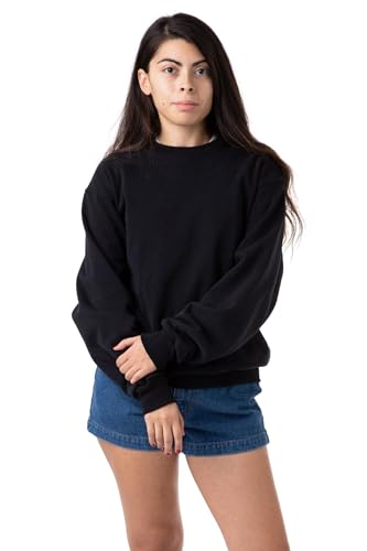 Los Angeles Apparel Heavy Fleece Crewneck Sweater (Piece Dye)