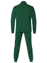 Hat and Beyond Mens Made in USA Premium Track Jacket & Pants Striped Sweatsuit Athletic Casual Essentials Gym