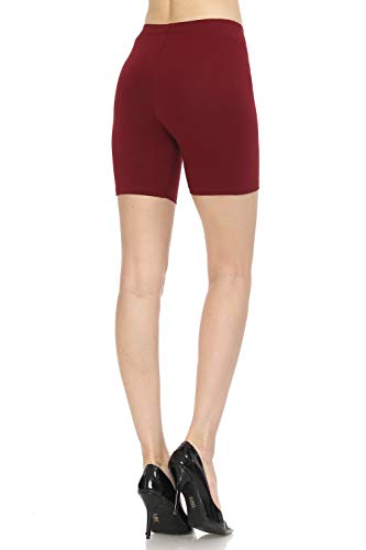 7Wins JJJ Women's Solid Cotton Yoga Burmuda Leggings Knee Length