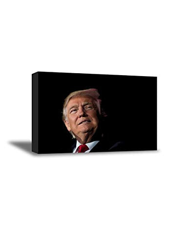 Awkward Styles Trump Canvas President Portrait Trump Wall Art Patriotic Poster Photo Artwork Trump Gift Made in USA 32" x 40" NO FRAME