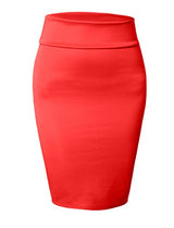 J. LOVNY Women's Stretch Bodycon Midi Pencil Skirt Made in USA S-3XL