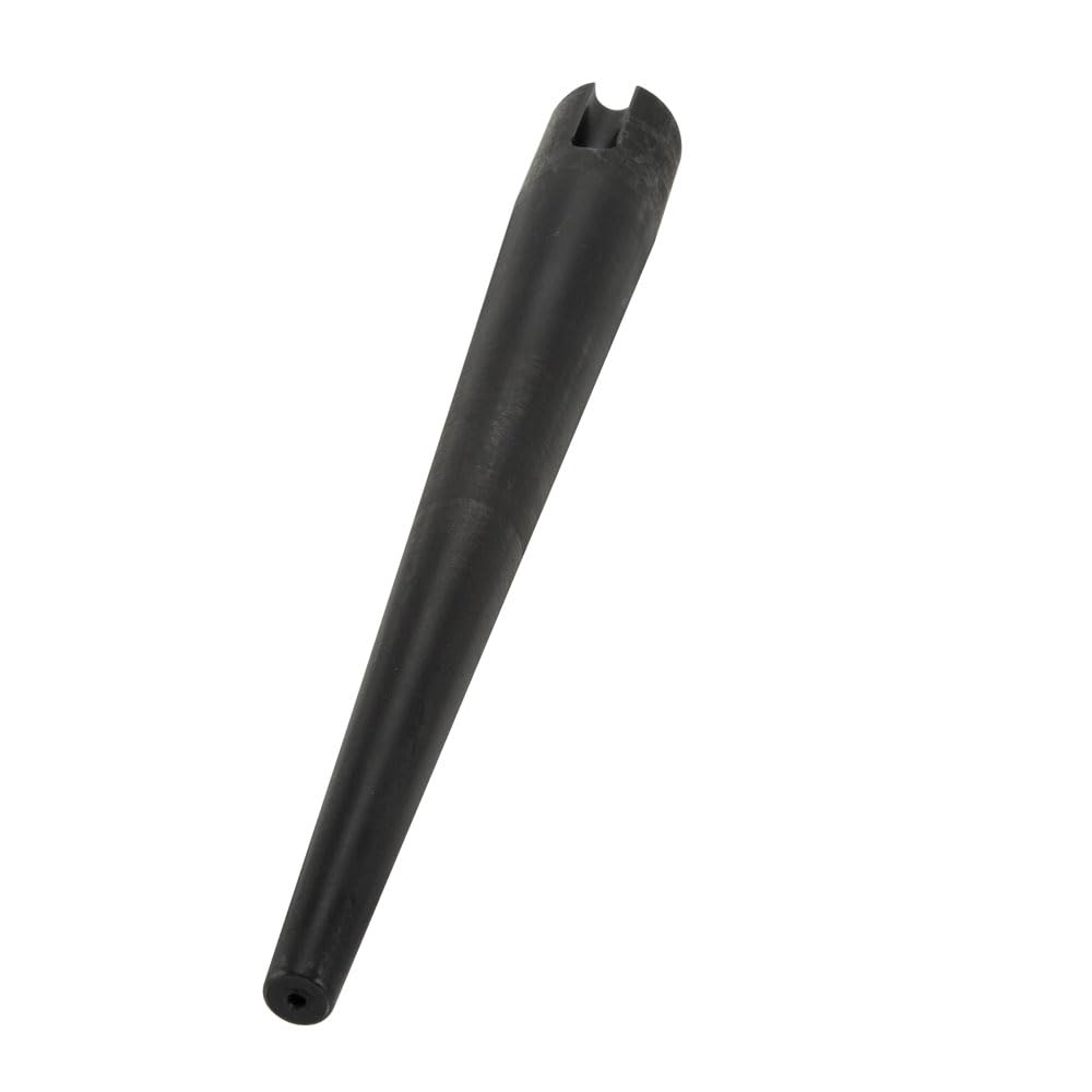 Klein Tools 3256TT Broad-Head Bull Pin, Made in USA, Forged, Heat-Treaded Steel With Black Finish and Tether Hole, 1-1/16-Inch