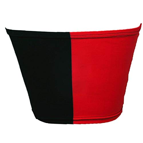 Lojobands Women's Tailgate Outfit College Two Tone Color Block Tube Top Made in USA One Size Fits Most
