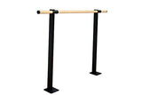 Vita Vibe - USA Made - Traditional Wood Single Fixed Height Floor Mount Ballet Barre - Stretch/Dance Bar - 4 FT - 40 FT