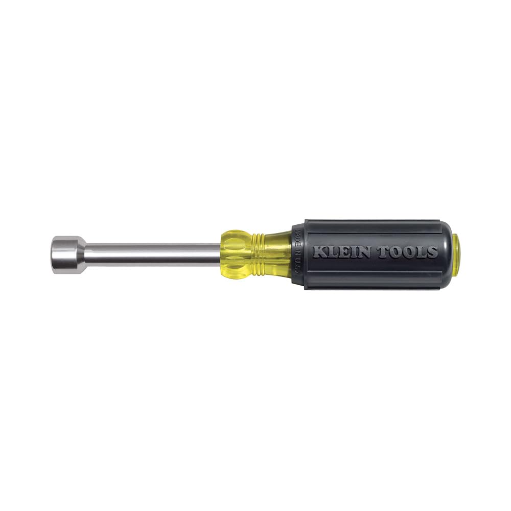 Klein Tools 630-3/8M 3/8-Inch Magnetic Tip Nut Driver with 3-Inch Hollow Shank, Made in USA
