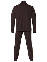 Hat and Beyond Mens Made in USA Premium Track Jacket & Pants Striped Sweatsuit Athletic Casual Essentials Gym