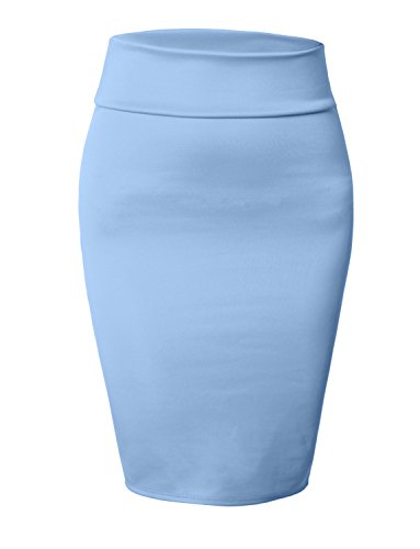 J. LOVNY Women's Stretch Bodycon Midi Pencil Skirt Made in USA S-3XL