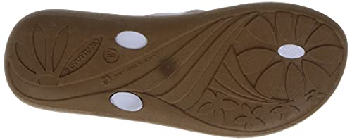 OKABASHI Women's Breeze Flip Flop | Contoured Footbed w/Arch Support for All-Day Comfort | Slip-Resistant & Waterproof | Sustainably Made in The USA