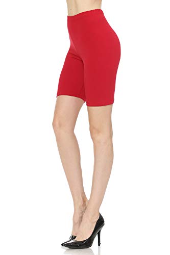 7Wins JJJ Women's Solid Cotton Yoga Burmuda Leggings Knee Length