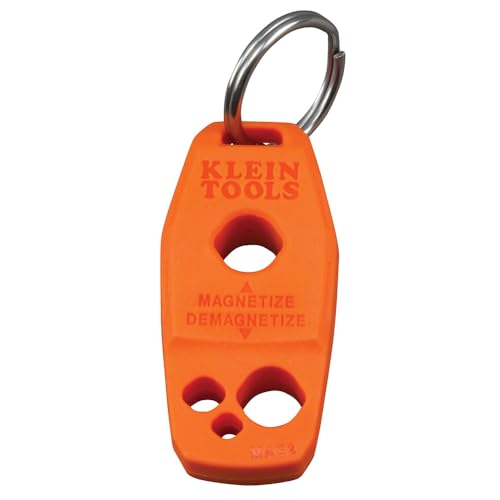 Klein Tools 85146 Screwdriver Set 6pcs Includes Magnetizer / Demagnetizer, 3 Slotted, 3 Phillips, Cushion Grip Comfort, Precision Machined