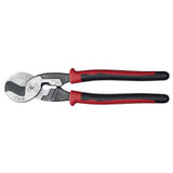 Klein Tools 63215 Cable Cutter, Made in USA, High-Leverage 6.5-Inch Compact, Forged From US Made Steel, Ideal for Cutting Aluminum and Copper Cable