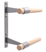 VITA Barre Wall-Mounted Double Ballet Barre, Deux, Wood | Fixed Height, Made in USA, Home, Studio or Gym Exercise Equipment for Kids & Adults | Dance, Fitness, Pilates